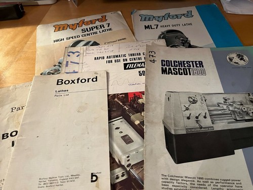 Vintage tool catalogues - tool, x6
